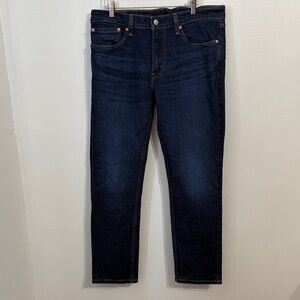 LEVI’S 511 Slim Fit Jeans Mens 34x30 Whisker Denim Dark Wash Classic Adult